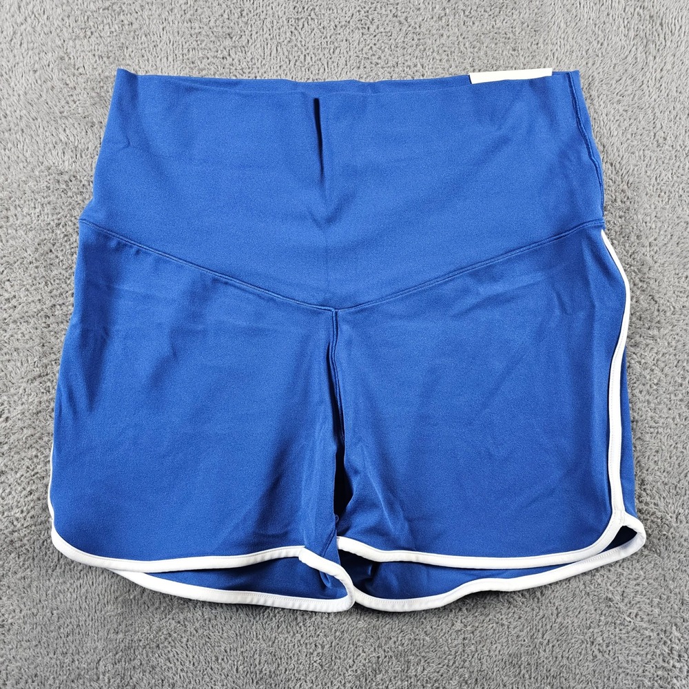 OFFLINE by Aerie Real Me Shortie High Rise Blue Athletic Shorts XL 3" Inseam